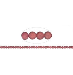 Heilstein & Edelstein-Strang - Kugeln, Rhodonit A, 06mm