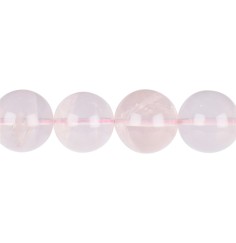 Heilstein & Edelstein-Strang - Kugeln, Rosenquarz, 20mm