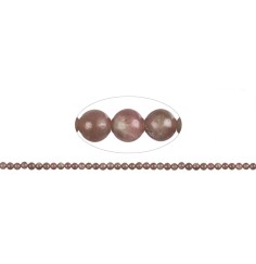 Heilstein & Edelstein-Strang - Kugeln, Rubin B, 04mm