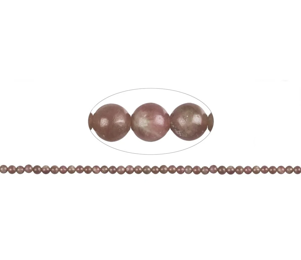 Heilstein & Edelstein-Strang - Kugeln, Rubin B, 04mm