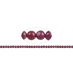 Heilstein & Edelstein-Strang - Kugeln, Rubin, 07mm