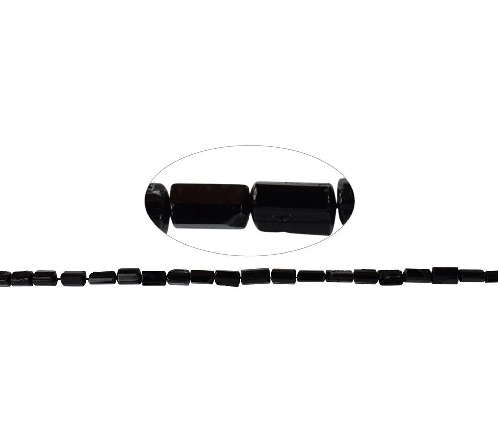 Heilstein & Edelstein-Strang - Kristalle, Schörl, 07-12 x 04-07mm