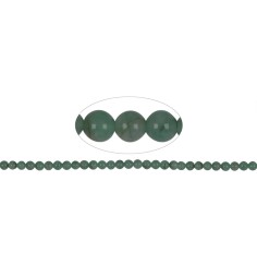 Heilstein & Edelstein-Strang - Kugeln, Smaragd, 06mm