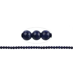 Heilstein & Edelstein-Strang - Kugeln, Sodalith (extra), 06mm (38cm)