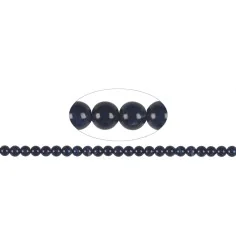 Heilstein & Edelstein-Strang - Kugeln, Sodalith extra, 08-09mm