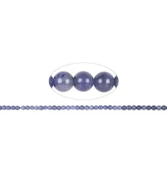 Heilstein & Edelstein-Strang - Kugeln, Tansanit AA, 03,5 - 04,0mm