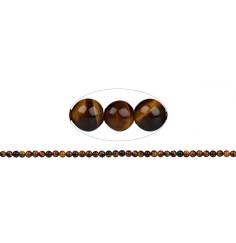 Heilstein & Edelstein-Strang - Kugeln, Tigerauge, 06mm