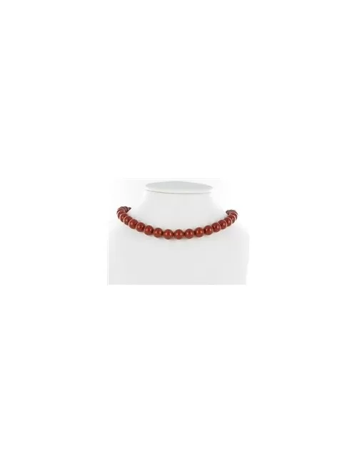 Heilstein & Edelstein-Strang - Kugeln, Jaspis (rot), 10mm