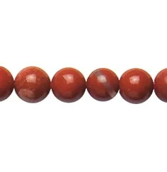 Heilstein & Edelstein-Strang - Kugeln, Jaspis (rot), 16mm