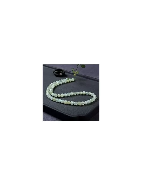 Heilstein & Edelstein-Strang - Kugeln, Serpentin, 06mm (38cm)