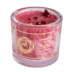 ZARYA - Kerze - Chakra - Wurzelchakra - ca.10 x 9 cm