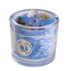 ZARYA - Kerze - Chakra - Stirnchakra - ca.10 x 9 cm