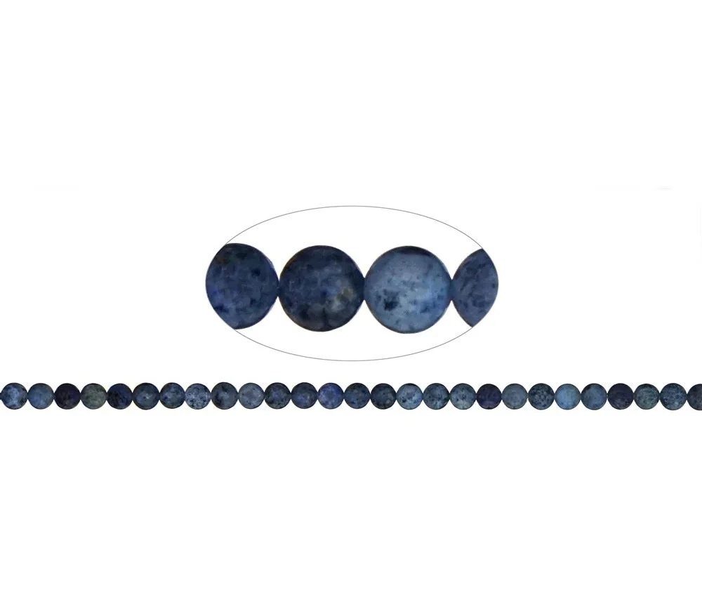 Heilstein & Edelstein-Strang - Kugeln, Dumortierit, 06mm