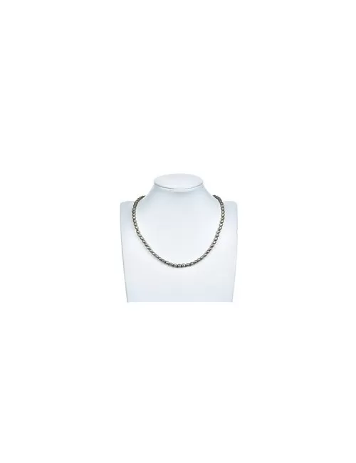 Heilstein & Edelstein-Strang - Reiskorn, Süßwasser-Perle, gelbgrün (gef.), 06-07mm