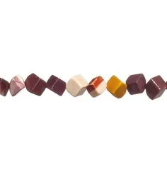 Heilstein & Edelstein-Strang - Würfel, Mookait, 04mm