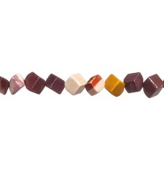 Heilstein & Edelstein-Strang - Würfel, Mookait, 06mm