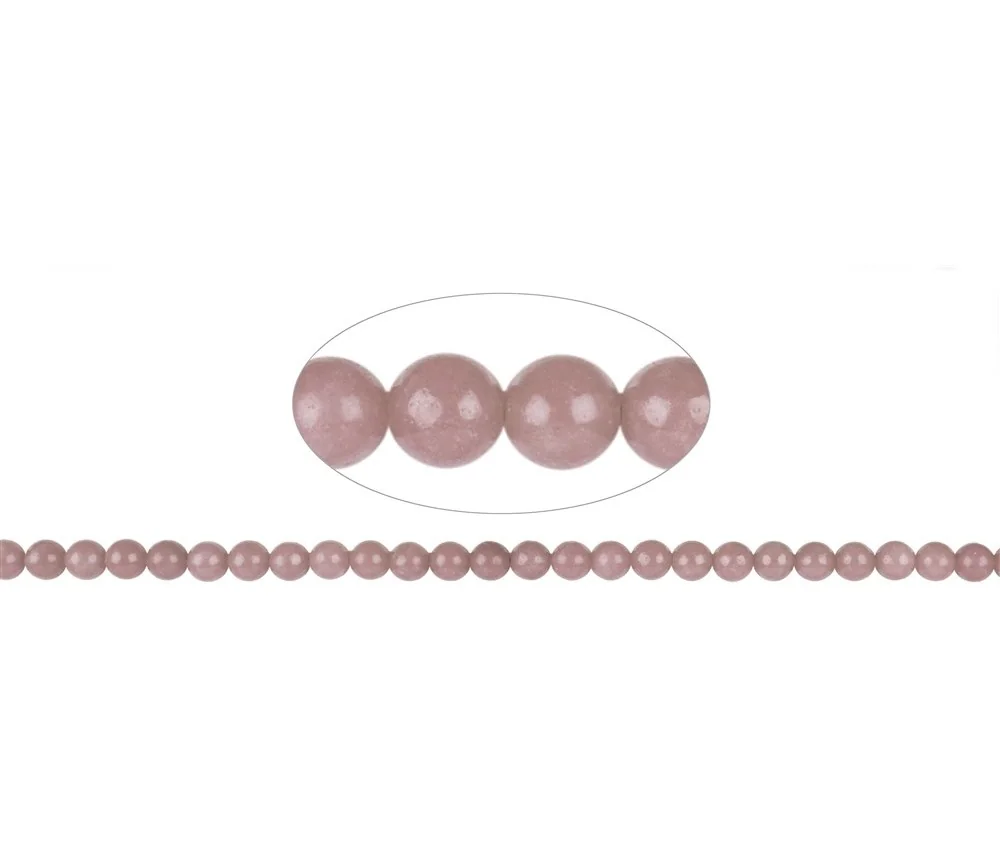 Heilstein & Edelstein-Strang - Kugeln, Thulit, 06mm