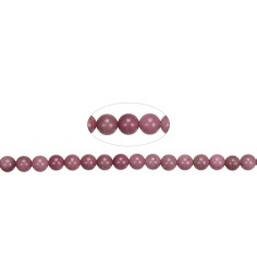 Heilstein & Edelstein-Strang - Kugeln, Thulit, 06mm