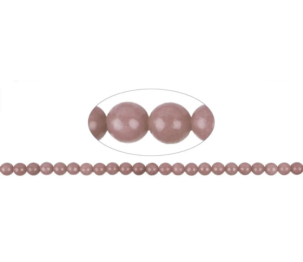 Heilstein & Edelstein-Strang - Kugeln, Thulit, 08-08,5mm