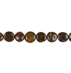 Heilstein & Edelstein-Strang - Scheibe, Bronzit, 10-11mm