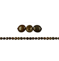 Heilstein & Edelstein-Strang - Nuggets flach, Bronzit, 08-10 x 08-10mm