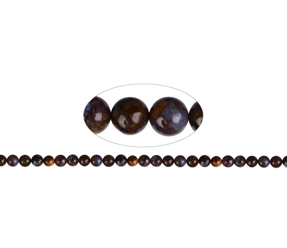 Heilstein & Edelstein-Strang - Kugeln, Pietersit, 08mm