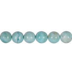 Heilstein & Edelstein-Strang - Kugeln, Larimar A, 11mm