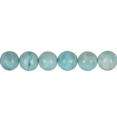 Heilstein & Edelstein-Strang - Kugeln, Larimar A, 11mm