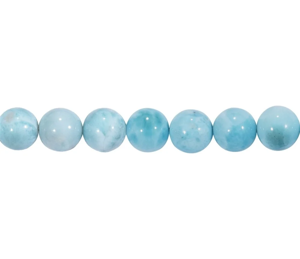 Heilstein & Edelstein-Strang - Kugeln, Larimar AA, 12mm