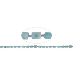 Heilstein & Edelstein-Strang - Freeform Zylinder, Larimar, 08 x 04-06mm