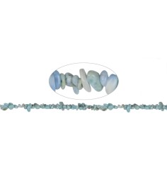 Heilstein & Edelstein-Strang - Splitter, Larimar AB, 01-04 x 07-10mm (39cm)