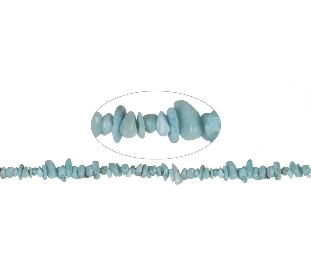 Heilstein & Edelstein-Strang - Splitter, Larimar, 05-08mm (38cm)