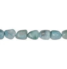 Heilstein & Edelstein-Strang - Nuggets, Larimar, 12-15 x 08-11mm