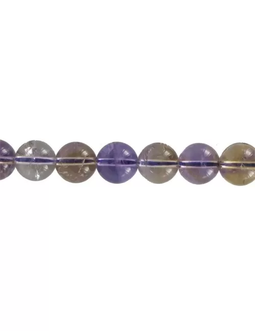 Heilstein & Edelstein-Strang - Kugeln, Ametrin, 10mm