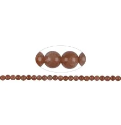 Heilstein & Edelstein-Strang - Kugeln, Sonnenstein A, 08mm
