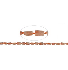 Heilstein & Edelstein-Strang - Zylinder, Sonnenstein, 10 x 06mm (41cm)
