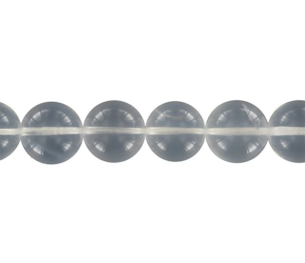 Heilstein & Edelstein-Strang - Kugeln, Girasolquarz, 16mm