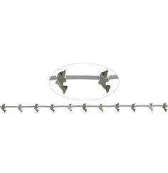 Heilstein & Edelstein-Strang - Delfine, Perlmutt (dunkel), 07 x 15mm