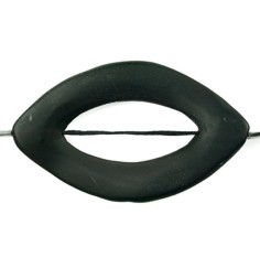 Heilstein & Edelstein-Strang - Rahmen, Lava, 40 x 30mm