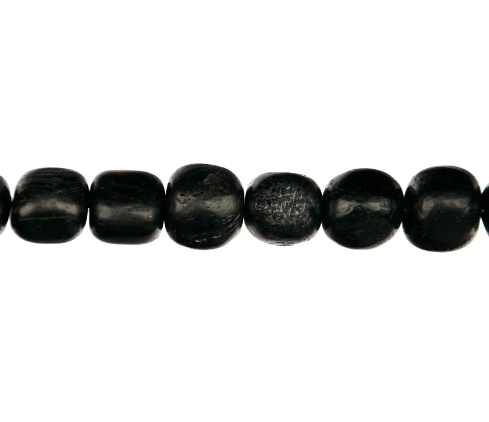 Heilstein & Edelstein-Strang - Würfel/Nugget, Hypersthen, 10-14 x 10-14mm