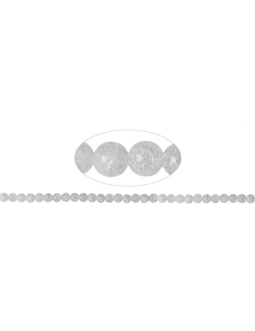 Heilstein & Edelstein-Strang - Kugeln, Crashed Crystal, 06mm