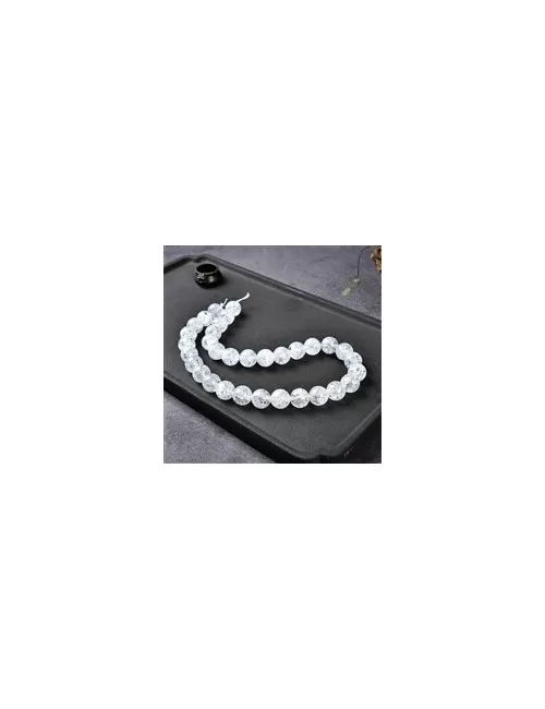 Heilstein & Edelstein-Strang - Kugeln, Crashed Crystal, 12mm