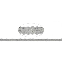 Heilstein & Edelstein-Strang - Button, Crashed Crystal, 04 x 06mm