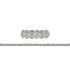 Heilstein & Edelstein-Strang - Button, Crashed Crystal, 04 x 06mm