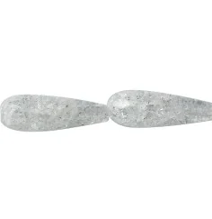 Heilstein & Edelstein-Strang - Tropfen, Crashed Crystal, 10 x 30mm
