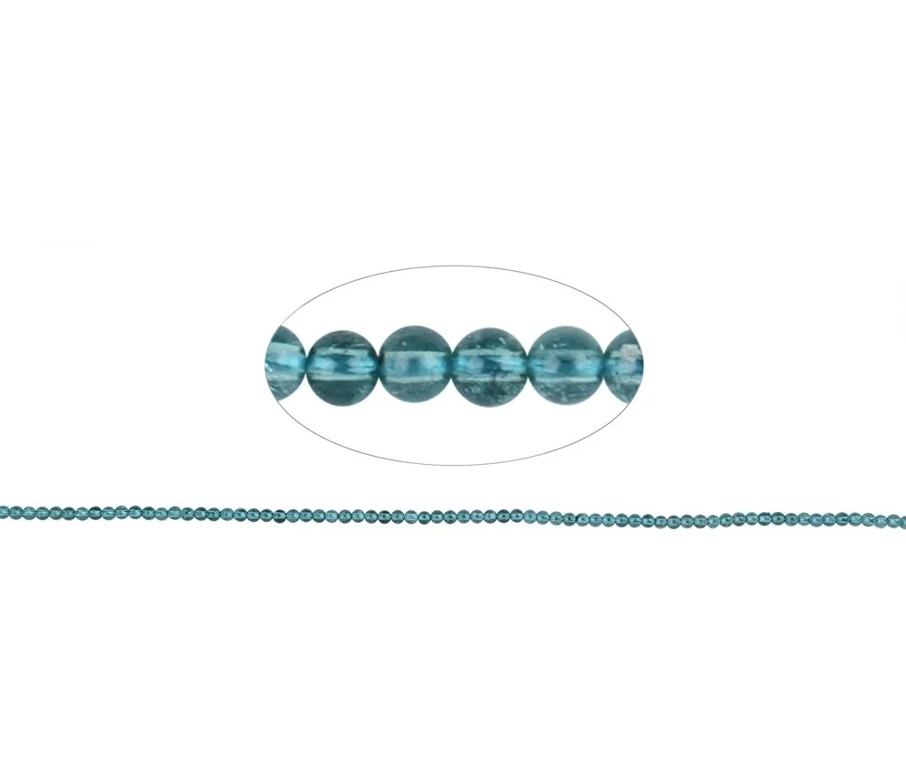 Heilstein & Edelstein-Strang - Kugeln, Indigolith AA, 04mm