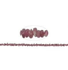 Heilstein & Edelstein-Strang - Pebbels, Turmalin (rosa), 03 x 05-07mm