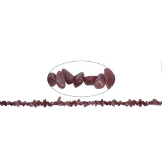 Heilstein & Edelstein-Strang - Chips, Turmalin (rosa) , 03-04 x 06-10mm