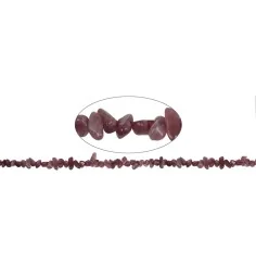 Heilstein & Edelstein-Strang - Chips, Turmalin (rosa) , 03-04 x 06-10mm