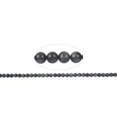 Heilstein & Edelstein-Strang - Kugeln, Quarz-Katzenauge A, 06mm